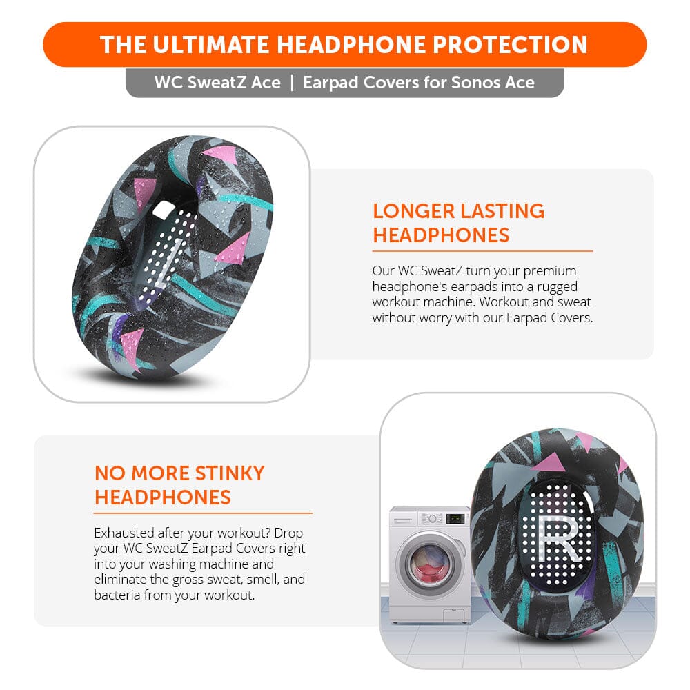Sonos Ace Earpad Sweat Covers WC SweatZ Ace