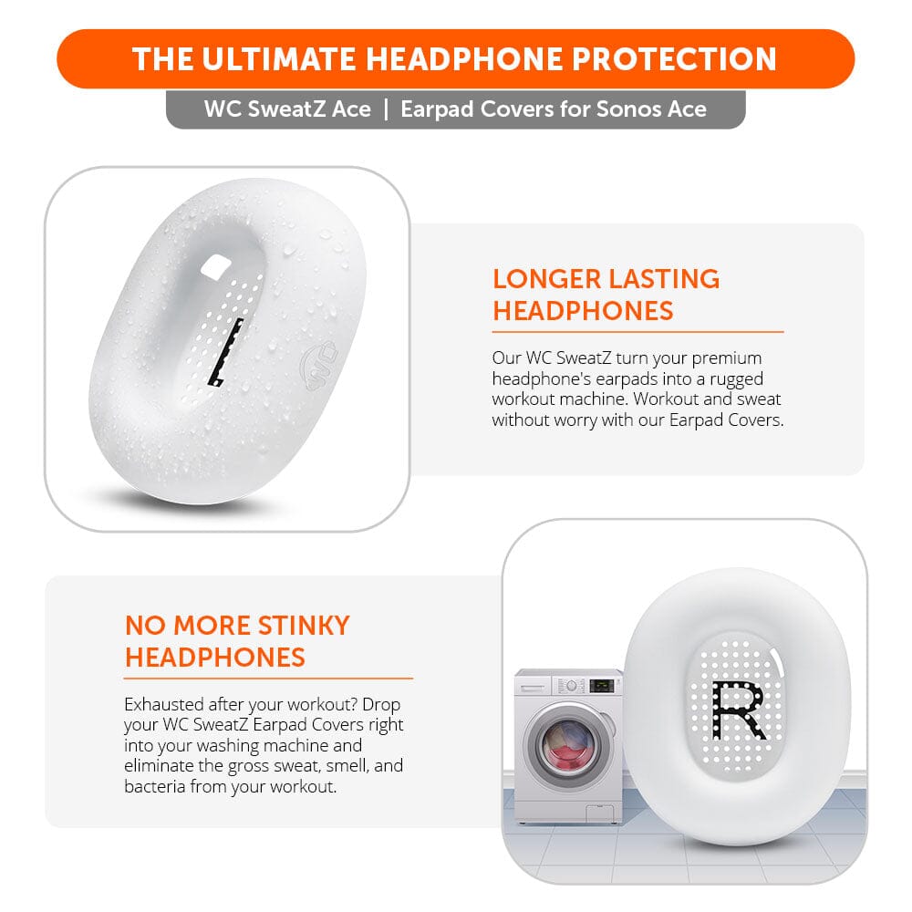 Sonos Ace Earpad Sweat Covers WC SweatZ Ace