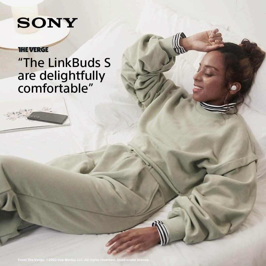 Sony LinkBuds S Noise Canceling Truly Wireless Earbud Headphones with Alexa Built-in
