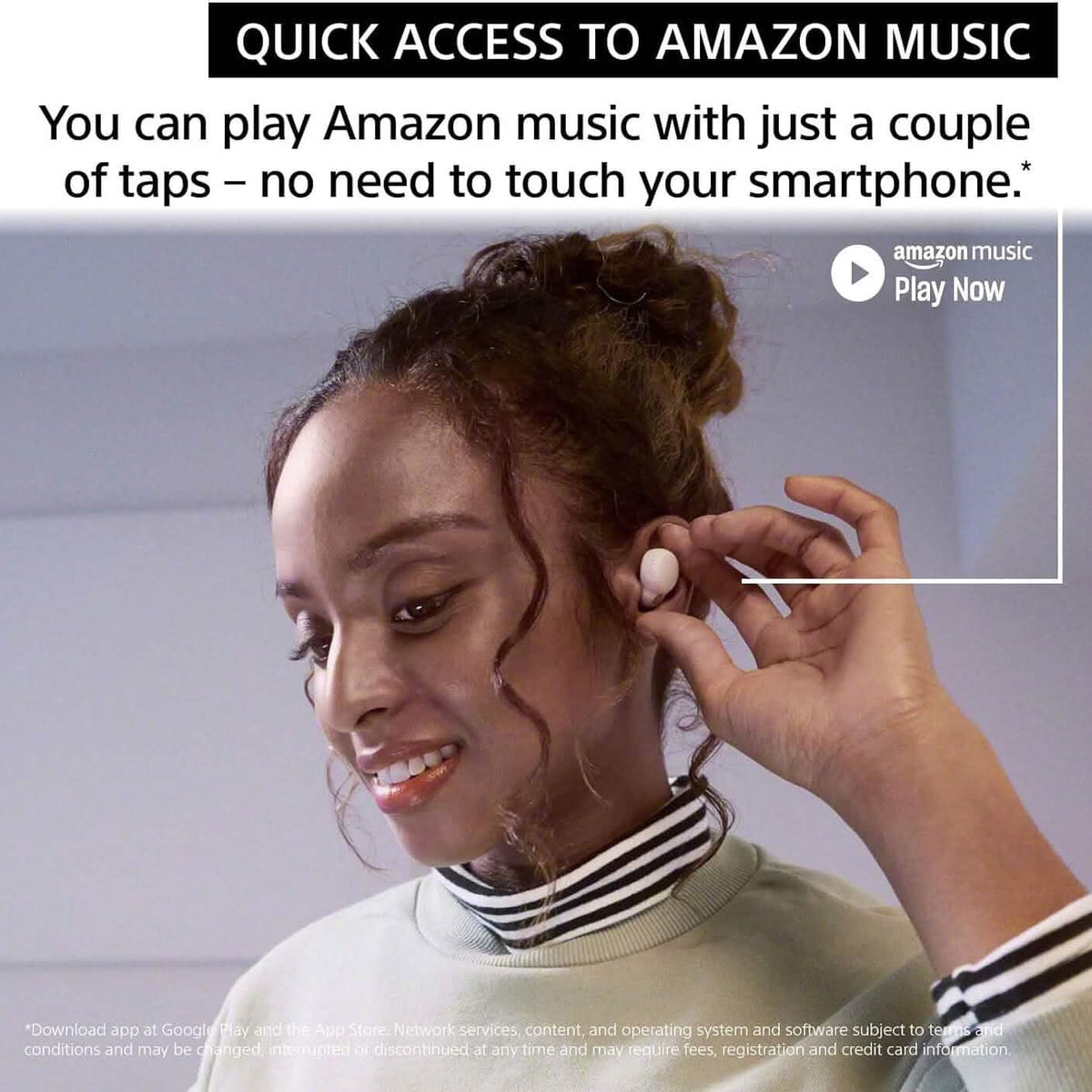 Sony LinkBuds S Noise Canceling Truly Wireless Earbud Headphones with Alexa Built-in