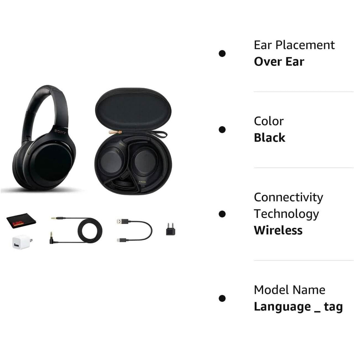 Wireless Noise Canceling Overhead Headphones Sony WH-1000XM4 Refurbished