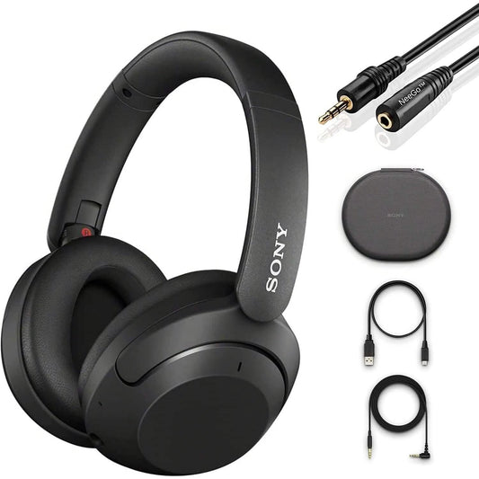 Sony Wireless Bluetooth Noise Cancelling Headphones WH-XB910N with 3.5mm Extension NeeGo