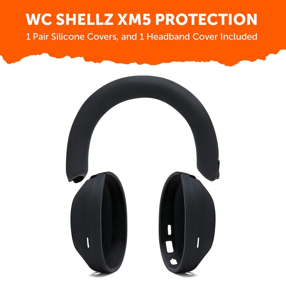 Sony XM5 Protective Silicone Shell Cover Headband WC ShellZ XM5
