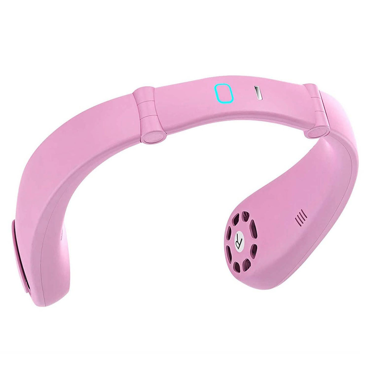 Portable Hanging Neck Fan with Music Player Bladeless Fan Staright