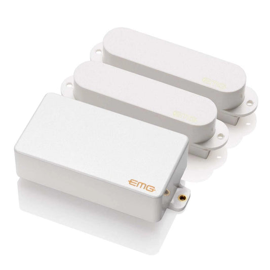 EMG SA/SA/89 Active Guitar Humbucker & Single-Coil HSS Pickup Set, White - New