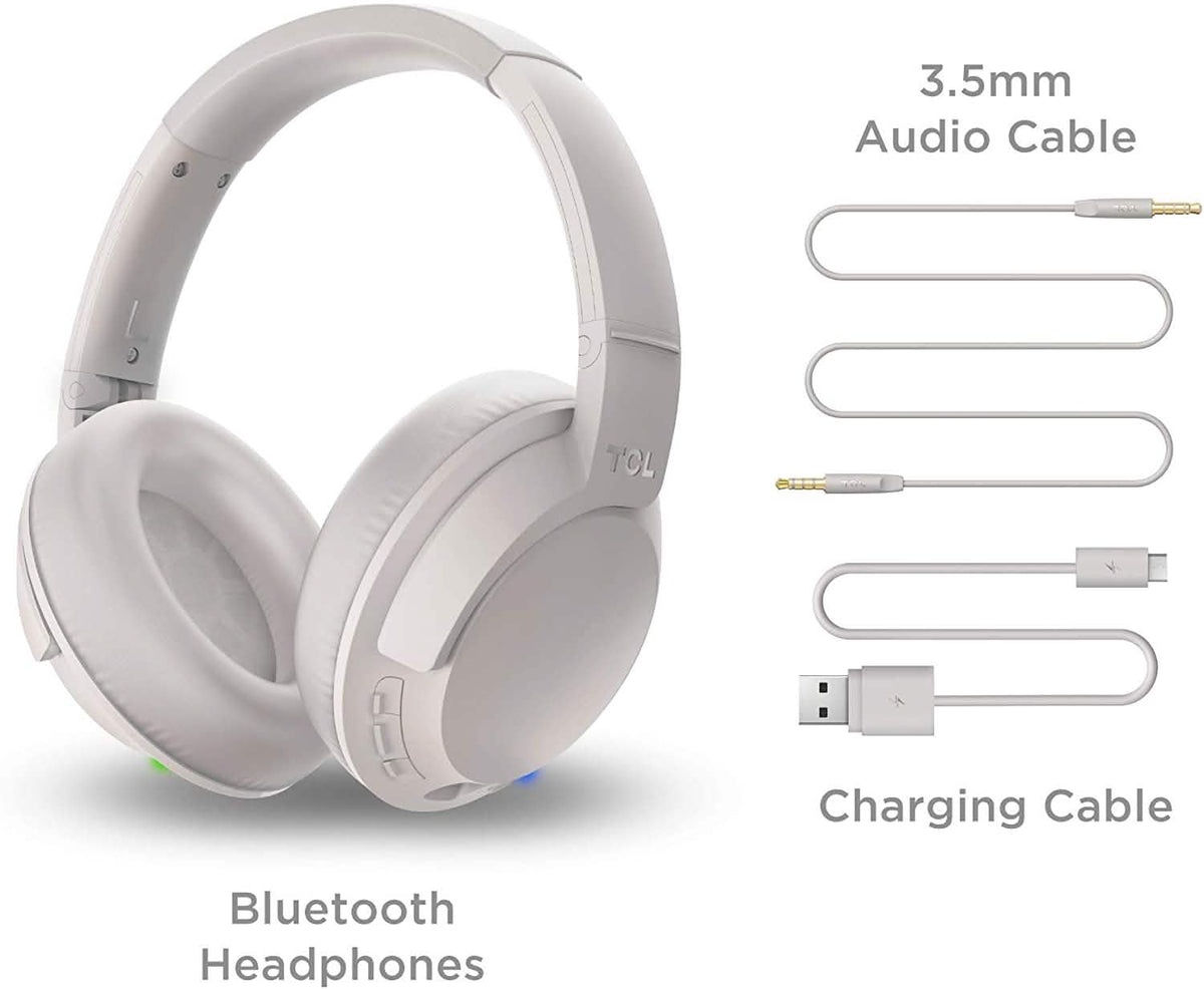 Wireless Bluetooth Noise Cancelling On-Ear Headphones TCL ELIT400NC Refurbished