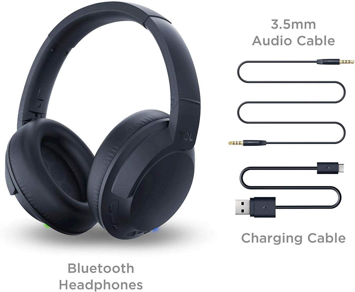 Wireless Bluetooth Noise Cancelling On-Ear Headphones TCL ELIT400NC Refurbished