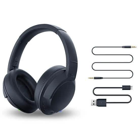 Noise Cancelling Hi-Res On-Ear Wireless Headphones TCL