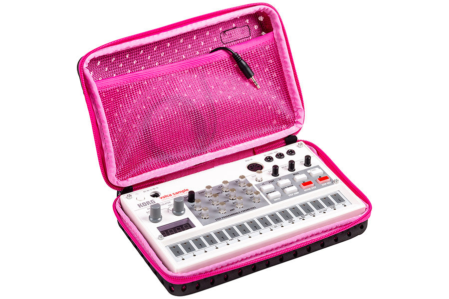 Soft-shell Case Pink/Black for Volca Synthesizer Sequenz