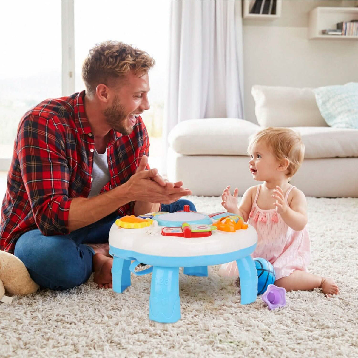 Toddler Musical Learning Table 3-in-1 Educational Toy for 6+ Months