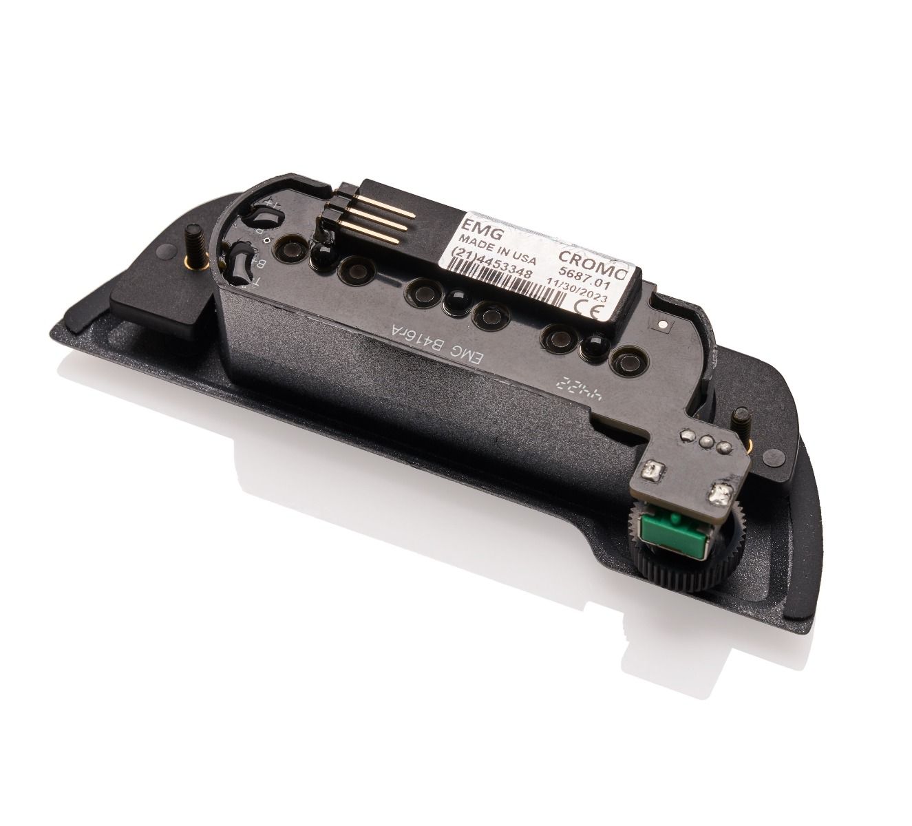 EMG ACS Acoustic Guitar Pickup with Chrome Poles, Ivory-NEW