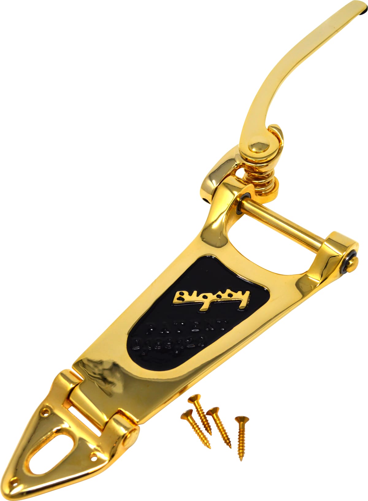 New - BIGSBY® TAILPIECE B6 Vibrato, 0495-B6GLH w/CARTON, Left-Hand, Gold