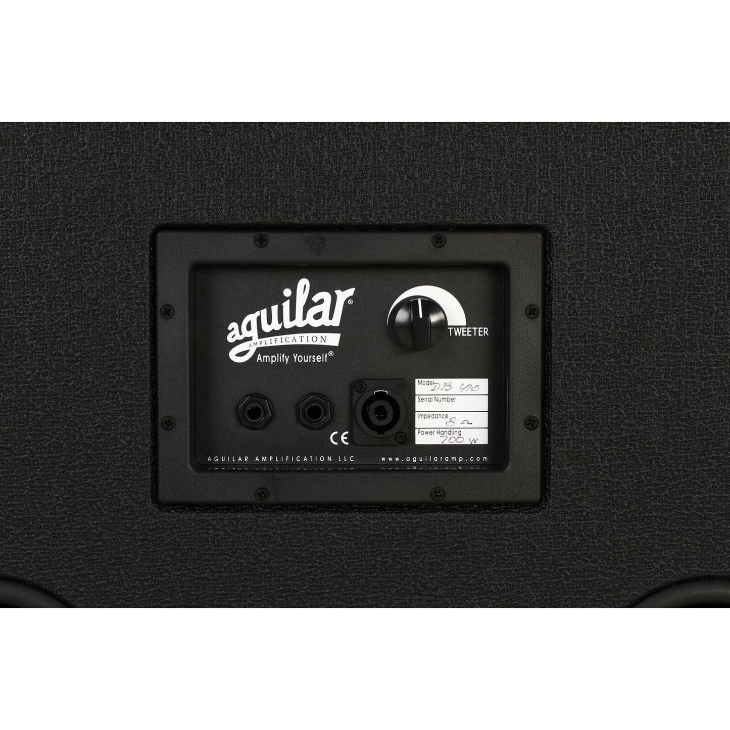 Aguilar DB 410 700 Watts 8 Ohm Bass Cabinet Classic Black - New