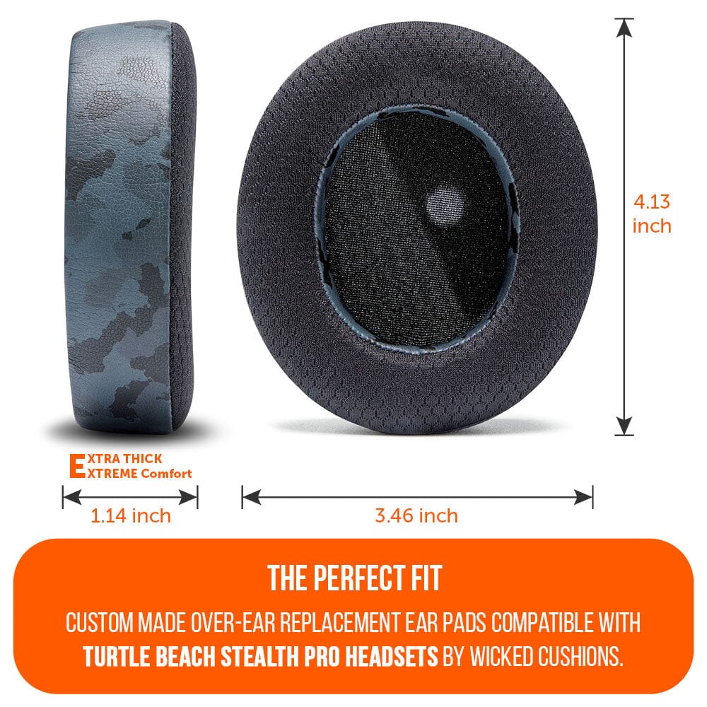 WC FreeZe Cooling Gel Earpads Turtle Beach Stealth Pro