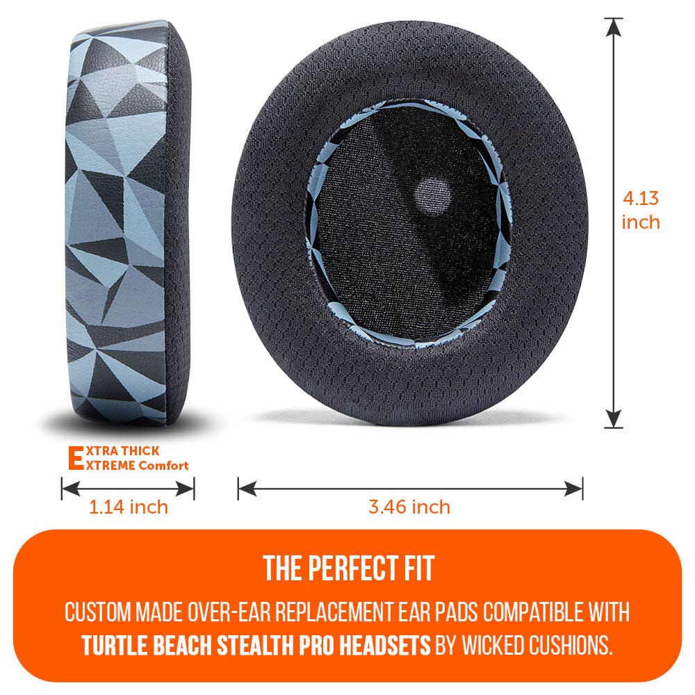 WC FreeZe Cooling Gel Earpads Turtle Beach Stealth Pro