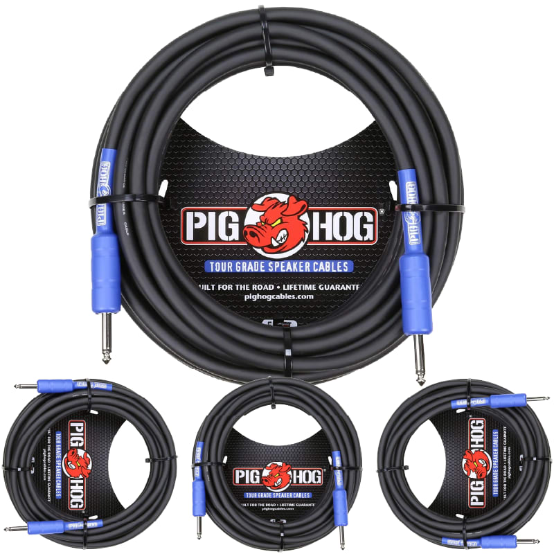 New - Pig Hog PHSC50 50ft Tour Grade Speaker Cable 14 Gauge 1/4" to 1/4"