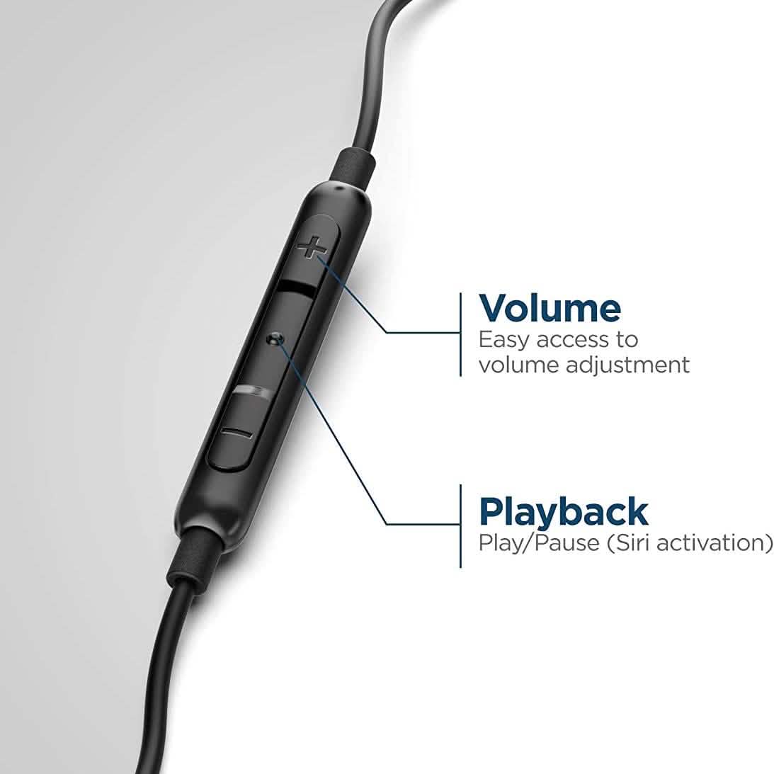 Type C Wired In-Ear Headphones with Microphone and Volume Control