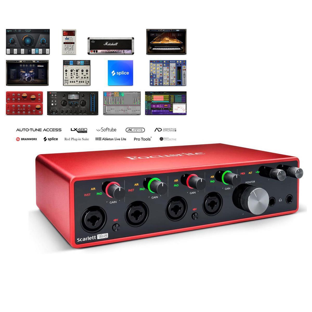 New - Focusrite Scarlett 18i8 3rd Gen USB Audio Interface