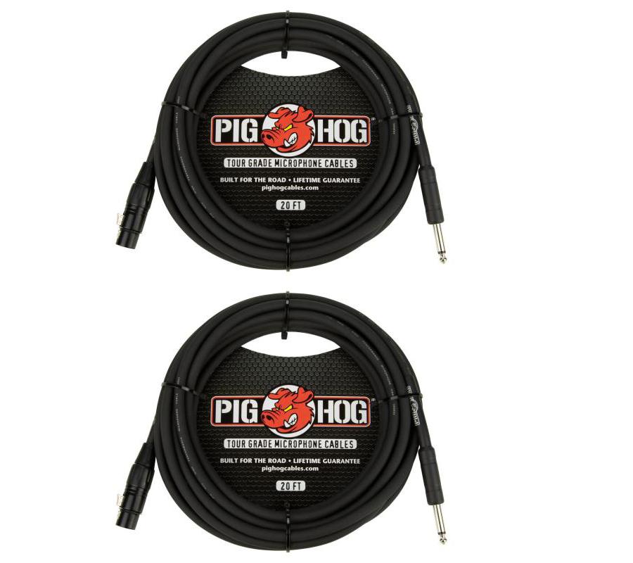 New - PIG HOG PHM20Z HI-Z MIC CABLE, 20FT