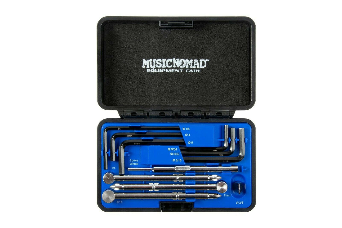 Music Nomad MN235 Premium Guitar Tech Truss Rod Wrench Set - 11 pcs - NEW