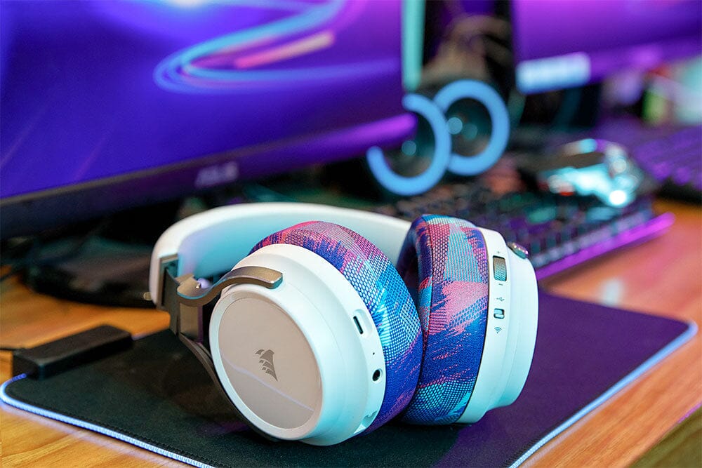 Upgraded PU Leather Ear Pads Replacement for Corsair Virtuoso Headset Wicked Cushions