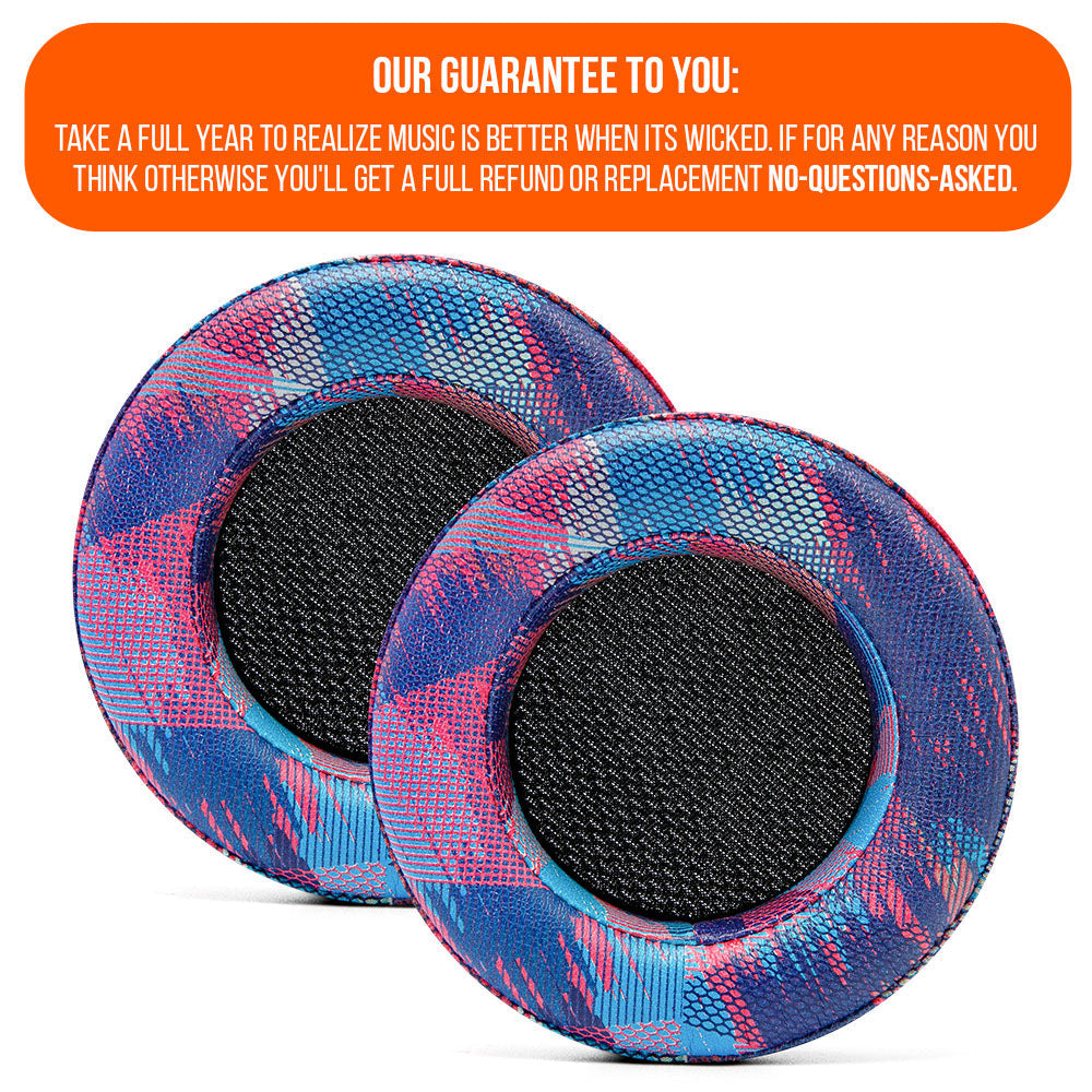 Upgraded PU Leather Ear Pads Replacement for Corsair Virtuoso Headset Wicked Cushions