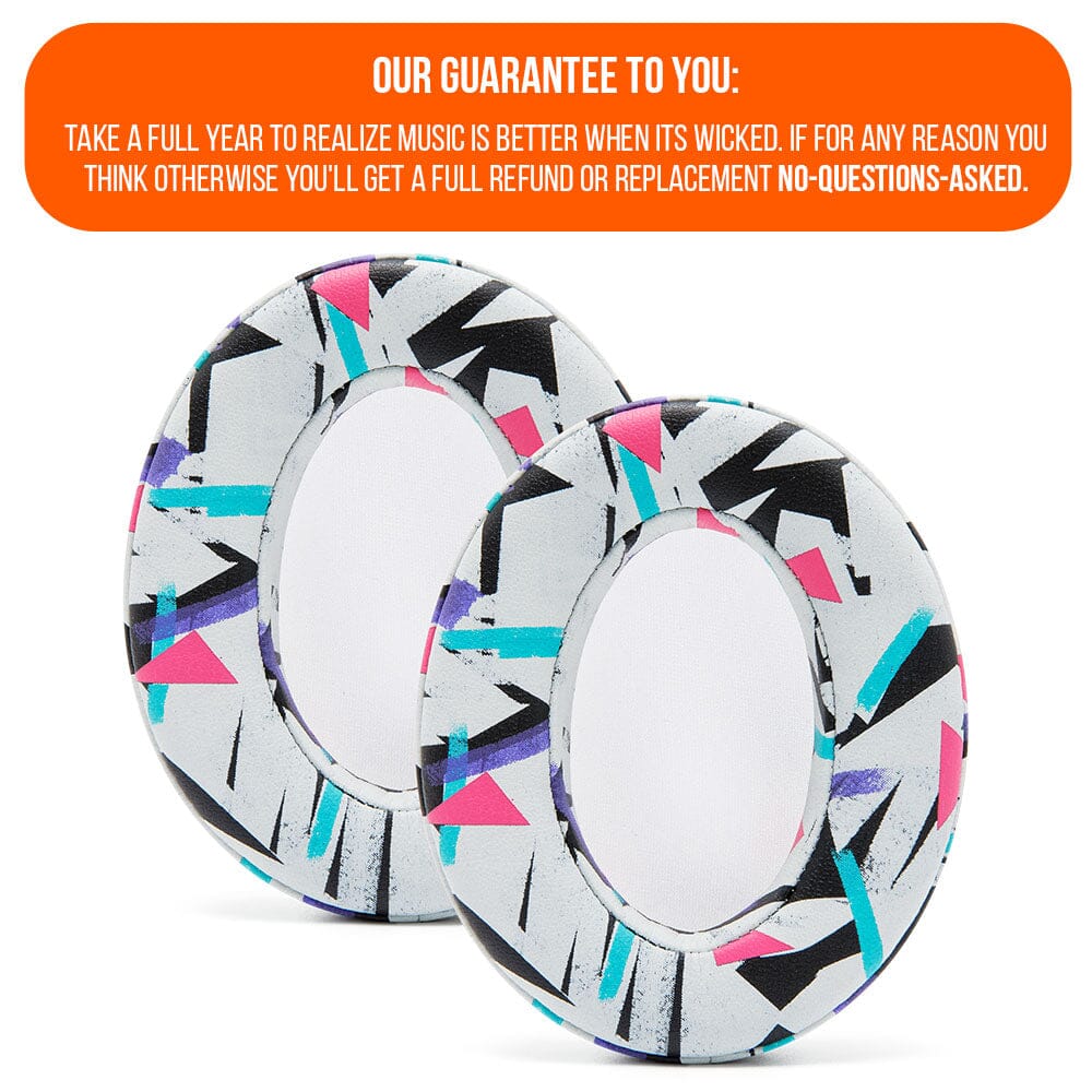 Upgraded Thick Memory Foam Gaming Earpads Replacement Wicked Cushions