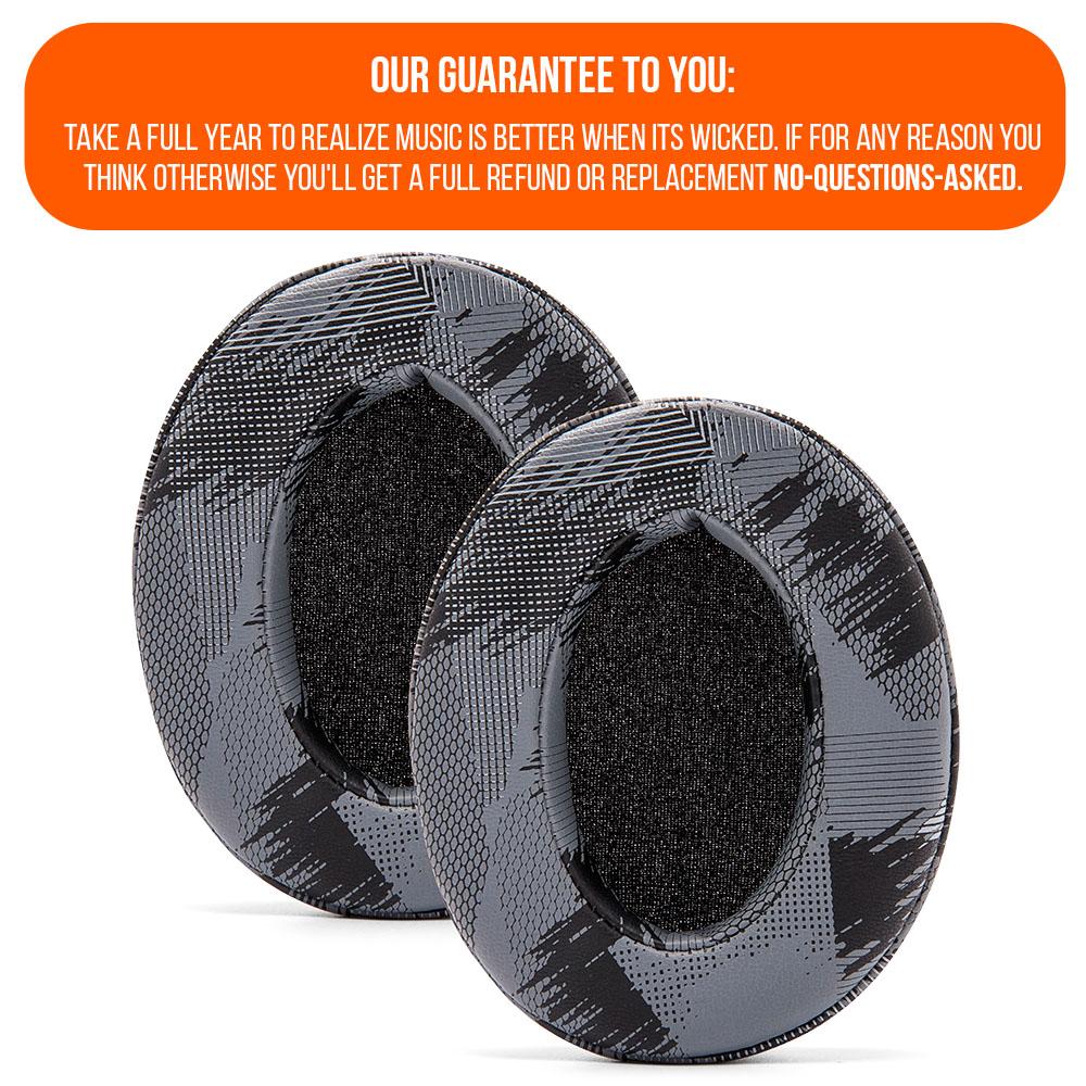 Upgraded Thick Memory Foam Gaming Earpads Replacement Wicked Cushions