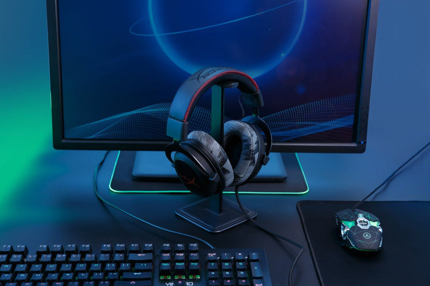 Upgraded Thick Memory Foam Gaming Earpads Replacement Wicked Cushions