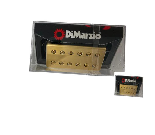 New - DiMarzio STEVE VAI SIGNATURE MODEL UTOPIATM BRIDGE, F-Spaced, Satin Gold Cover