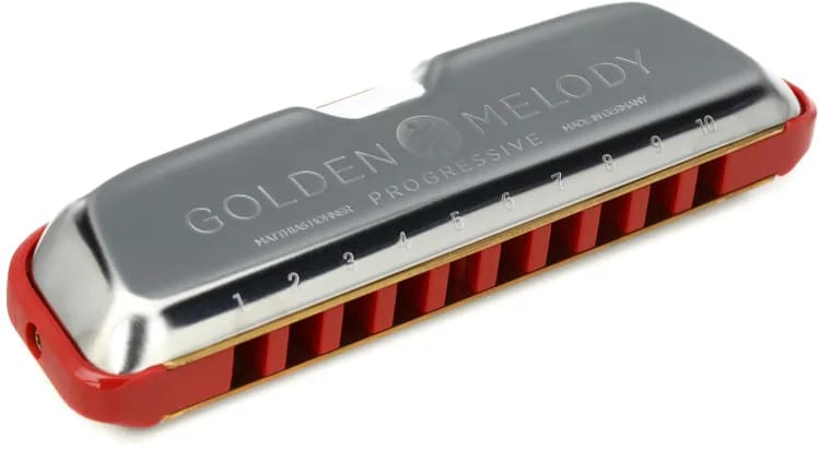 Hohner Golden Melody Harmonica - Key of A Version 2 - New