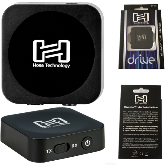 Brand New Hosa IBT-402 Drive Bluetooth Audio Interface Transmitter Receiver