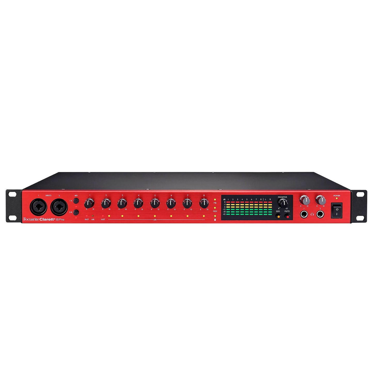 Focusrite Clarett+ 8Pre USB-C Audio Interface - New