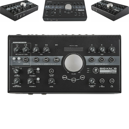 New - Mackie Big Knob Studio+ 4x3 Studio Monitor Controller and Interface