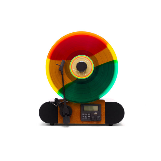 Vertical Vinyl Record Player with Bluetooth and FM Radio Fuse Vert