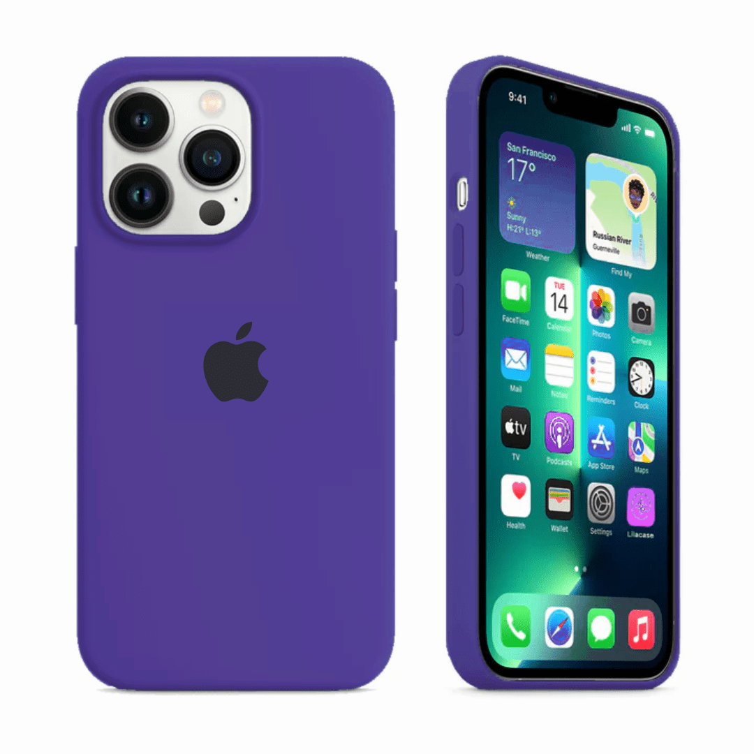 iPhone Violet Silicone Protective Case Apple