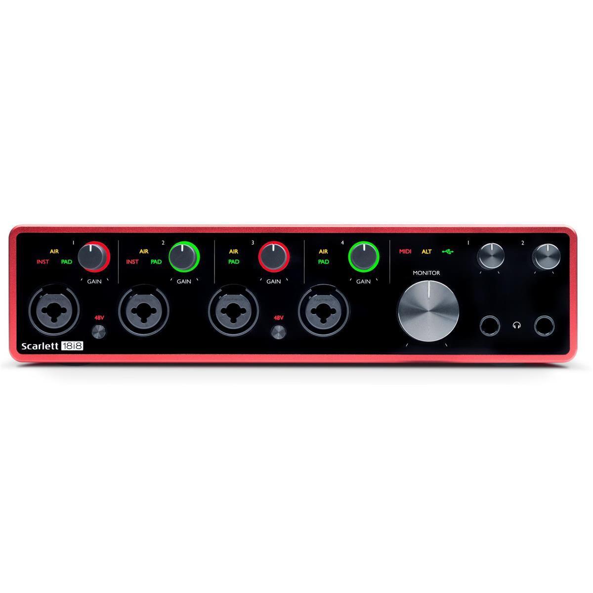 New - Focusrite Scarlett 18i8 3rd Gen USB Audio Interface