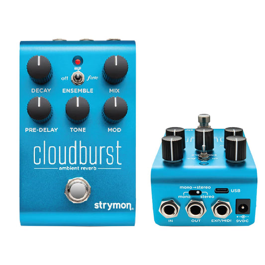 Strymon Cloudburst Ambient Stereo Reverb Pedal-NEW