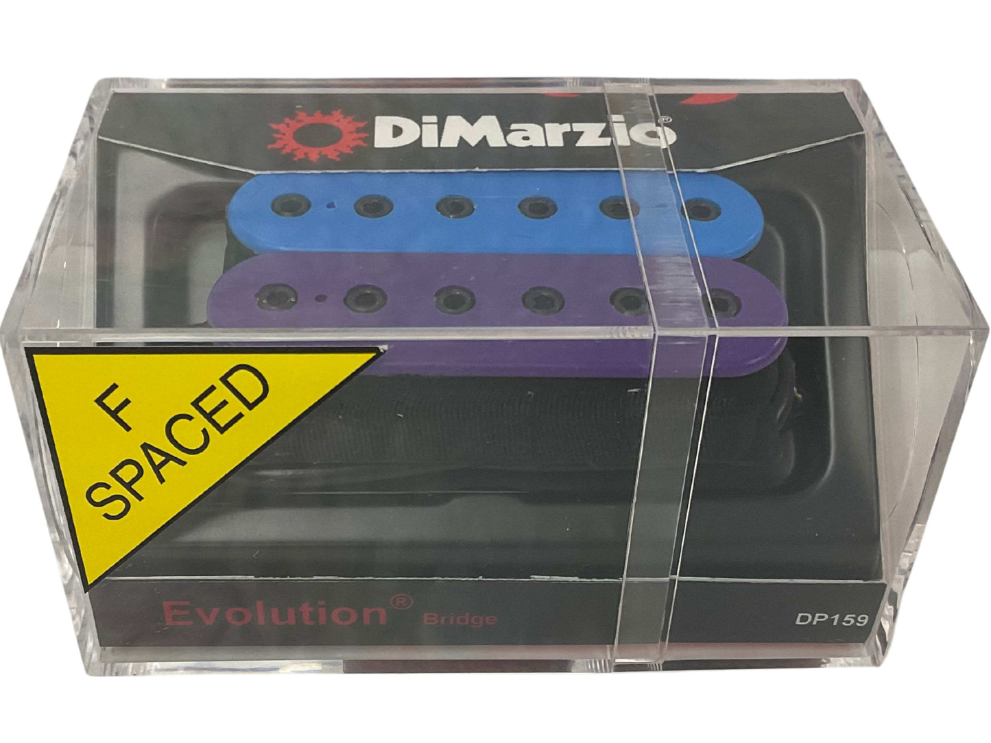 New - Dimarzio DP159 EVOLUTION® BRID Humbucker Bridge Pickup, F-spaced Purple and Blue