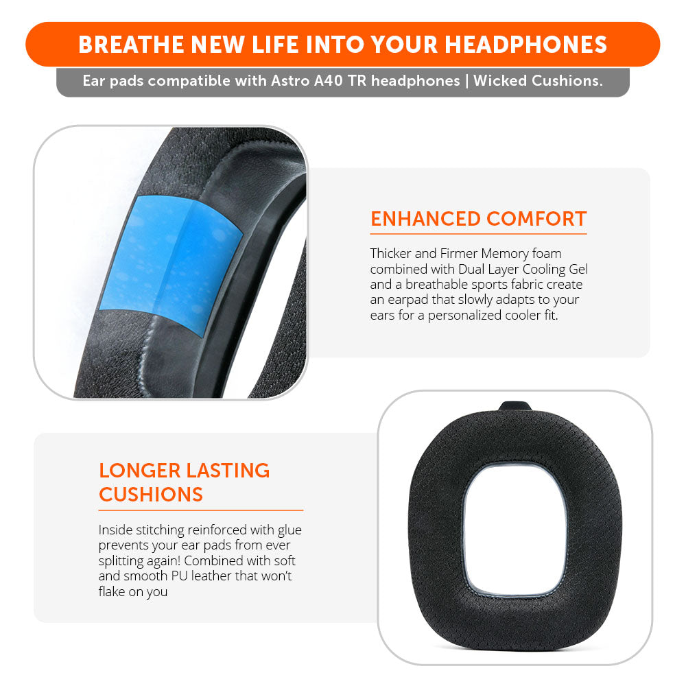 Astro A40 TR WC FreeZe Cooling Gel Earpads