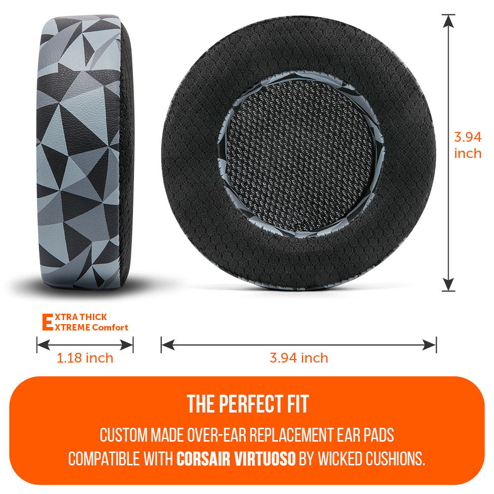 WC FreeZe Cooling Gel Earpads Corsair Virtuoso Headphones