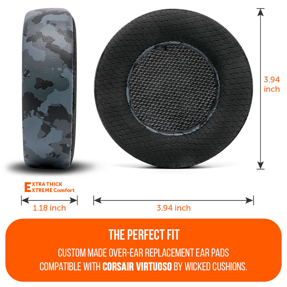 WC FreeZe Cooling Gel Earpads Corsair Virtuoso Headphones