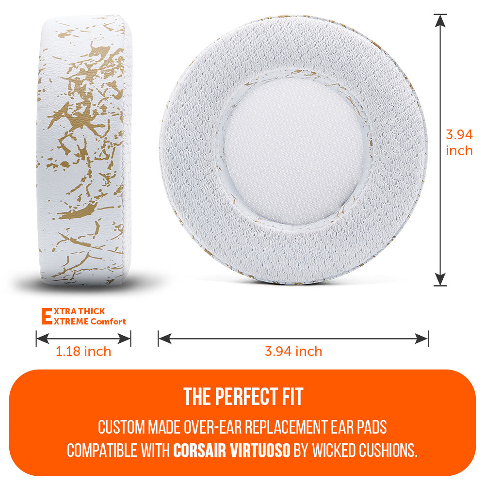 WC FreeZe Cooling Gel Earpads Corsair Virtuoso Headphones