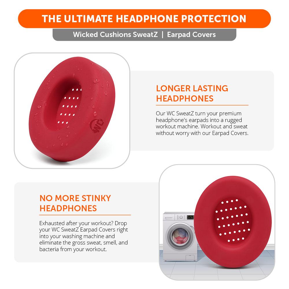 Beats Studio Sweat-Resistant Silicone Earpad Covers WC SweatZ Studio