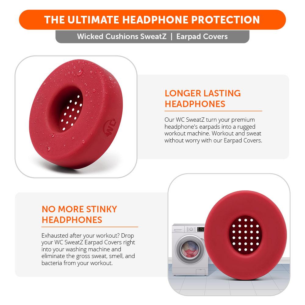 Small WC SweatZ Protective Headphone Earpad Covers Beats Solo