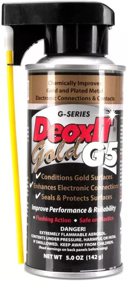 Hosa G5S-6 CAIG DeoxIT GOLD Contact Enhancer 5% Spray, 5 oz. - New