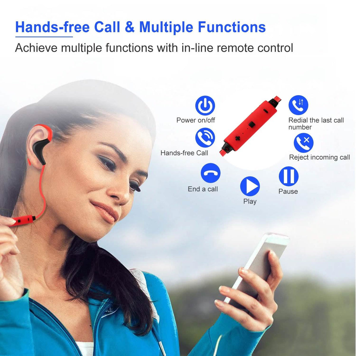 Wireless V4.1 Sport In-Ear Stereo Headsets