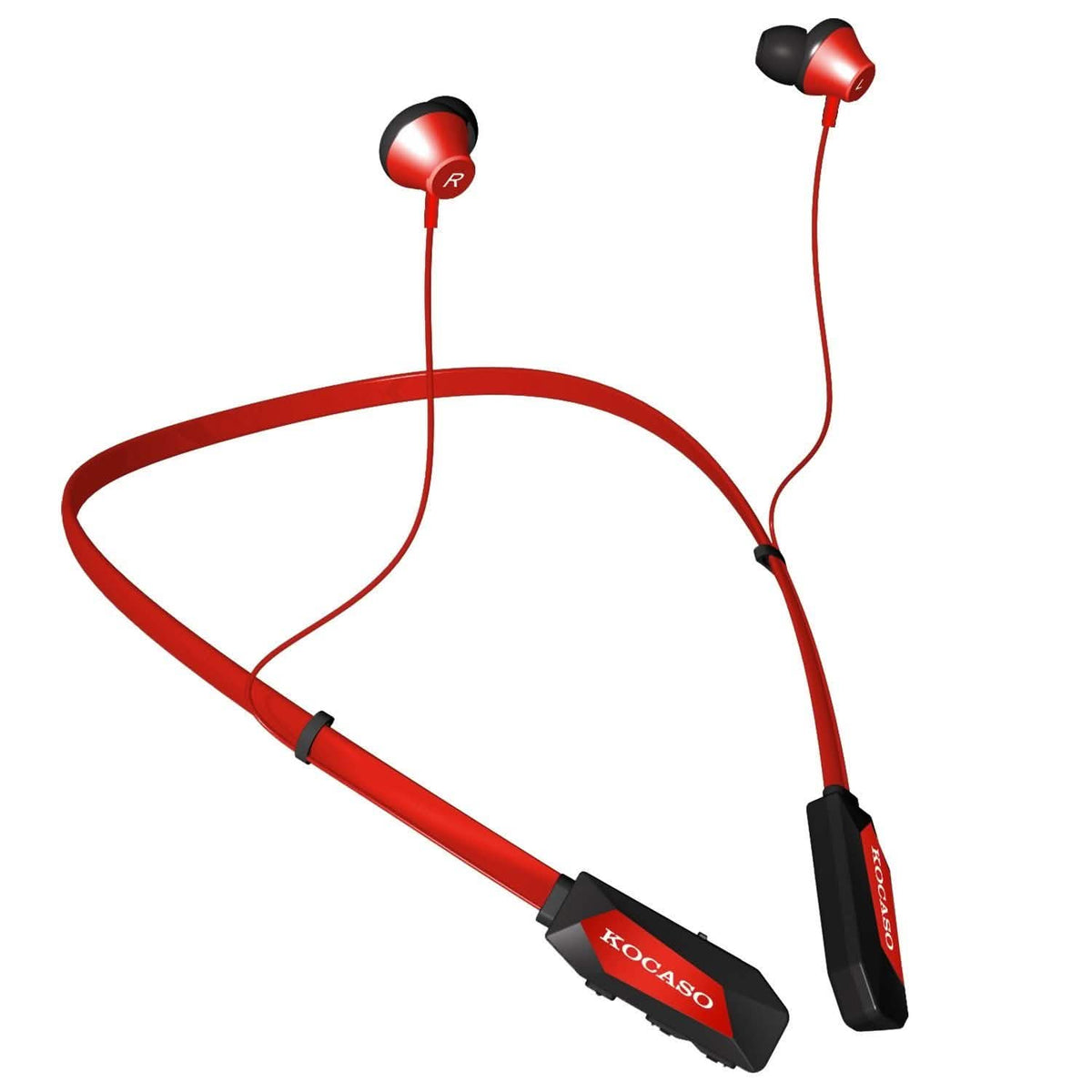 Wireless Neckband V4.2 Bluetooth Headphones with Noise-Canceling Microphone