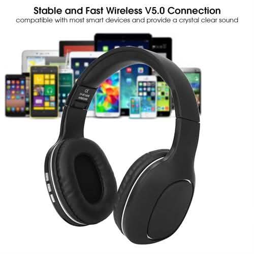 Wireless V5.0 Foldable Over-Ear Headphones iMounTEK
