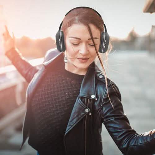 Wireless V5.0 Foldable Over-Ear Headphones iMounTEK